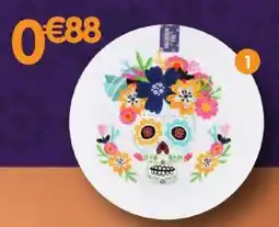 b&m Déco assiette "dia de los muertos" offre