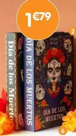 b&m Faux livre "dia de los muertos" offre