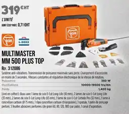 Master Pro Multimaster mm 500 plus top offre