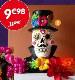 b&m Statue "dia de los muertos" offre
