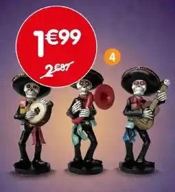 b&m Figurine musicien "dia de los muertos" offre
