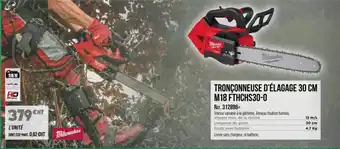 Master Pro MILWAUKEE Tronçonneuse d'élagage 30 cm m18 fthchs30-0 offre