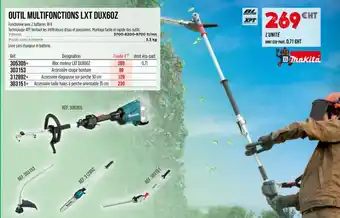 Master Pro MAKITA Outil multifonctions lxt dux6oz offre