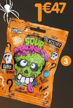 b&m Bonbon acidulé tête de mort mystère offre