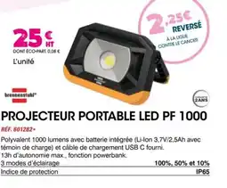 Master Pro Projecteur portable led pf 1000 offre