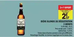 Supeco 3 monts - bière blonde de dégustation offre