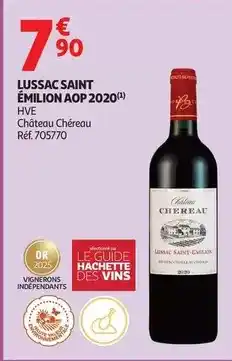 Auchan Supermarché Château - lussac saint emilion aop 2020 offre