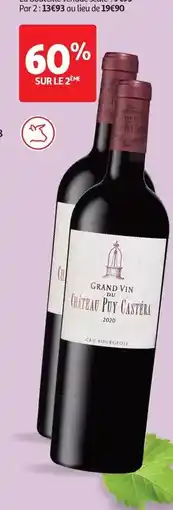 Auchan Supermarché Bourgeois - grand vin hitrou pot casterel offre