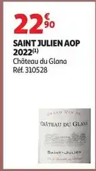 Auchan Supermarché Château - saint julien aop 2022 offre