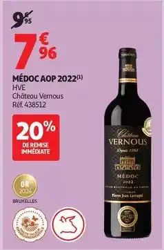 Auchan Supermarché Château - medoc aop 2022 offre