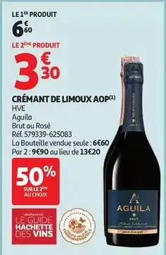 Auchan Supermarché Brut - crémant de limoux aop offre