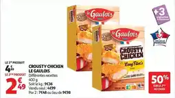 Auchan Supermarché Le gaulois - crousty chicken offre