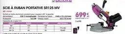 Master Pro Scie à ruban portative sr125 mv offre