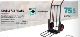Master Pro Diable à 2 pelles offre