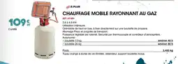 Master Pro S.PLUS Chauffage mobile rayonnant au gaz offre