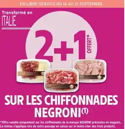 Intermarché Sur les chiffonnades negroni offre
