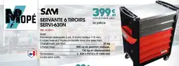 Master Pro Servante 6 tiroirs servi-630n offre