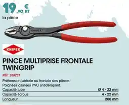 Master Pro KNIPEX Pince multiprise frontale twingrip offre