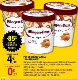 E.Leclerc Pot de crème glacée "haagen-dazs" offre