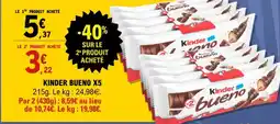 E.Leclerc Kinder bueno x5 offre