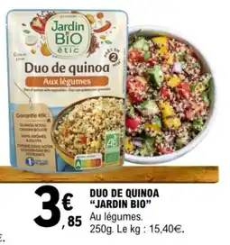 E.Leclerc Duo de quinoa "jardin bio offre