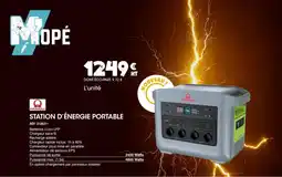 Master Pro Station d'énergie portable offre
