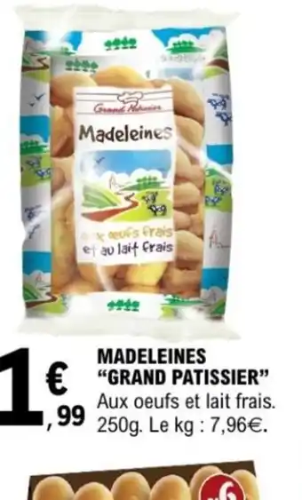 E.Leclerc Madeleines "grand patissier" offre