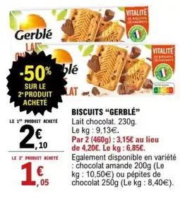 E.Leclerc Biscuits "gerblé" offre