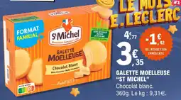 E.Leclerc Galette moelleuse ❝st michel" offre