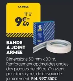 Tout faire matériaux Bande à joint armée offre