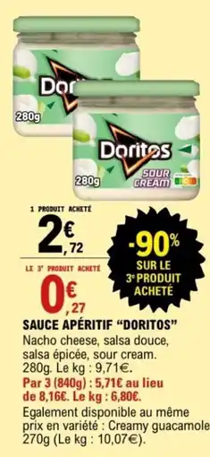 E.Leclerc Sauce apéritif “doritos” offre