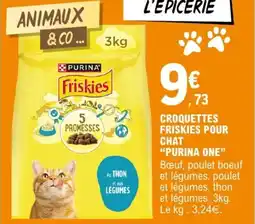 E.Leclerc Croquettes friskies pour chat "purina one" offre