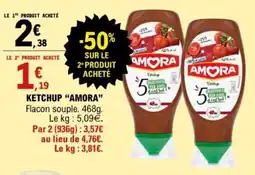 E.Leclerc Ketchup “amora” offre