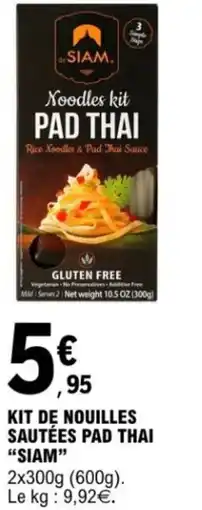 E.Leclerc Kit de nouilles sautées pad thai offre