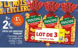E.Leclerc Pâtes les créatives "panzani❞ offre