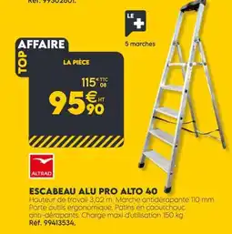Tout faire matériaux Escabeau alu pro alto 40 offre