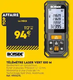 Tout faire matériaux Télémètre laser vert 100 m offre