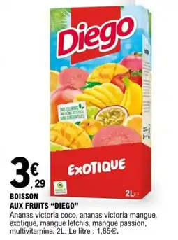 E.Leclerc Boisson aux fruits "diego" offre