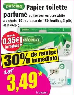 Norma Paloma papier toilette parfumé offre