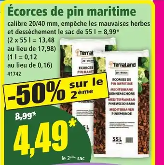 Norma Écorces de pin maritime offre