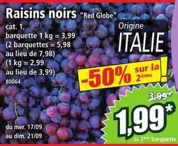 Norma Raisins noirs offre