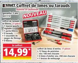 Norma Kraft coffret de limes ou tarauds offre