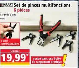 Norma Kraft set de pinces multifonctions 6 pièces offre