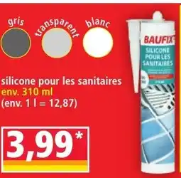 Norma Silicone pour les sanitaires offre