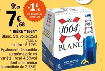 E.Leclerc Bière 1664 offre