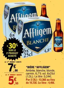 E.Leclerc Bière affligem offre
