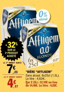 E.Leclerc bière affligem offre
