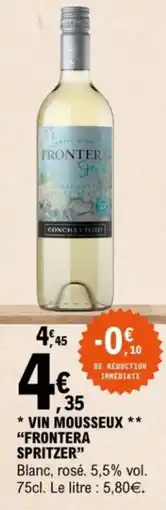 E.Leclerc Vin mousseux frontera spritzer offre
