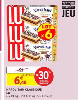 Intermarché LU Napolitain classique offre