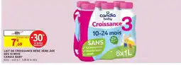 Intermarché CANDIA BABY Lait de croissance bébé 3ème âge dès 10 mois offre